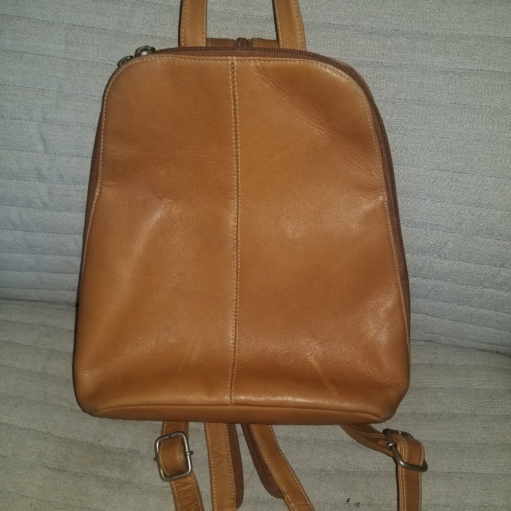 Leather Backpack Purse